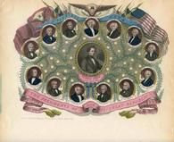 04x117.1 - Presidents of our Great Republic 1853 to 1860 Colored, Historical American Illustrations from Winterthur's Magnus Collection